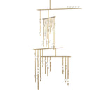 Ilvenaria Brass Chandelier-Moonnatur