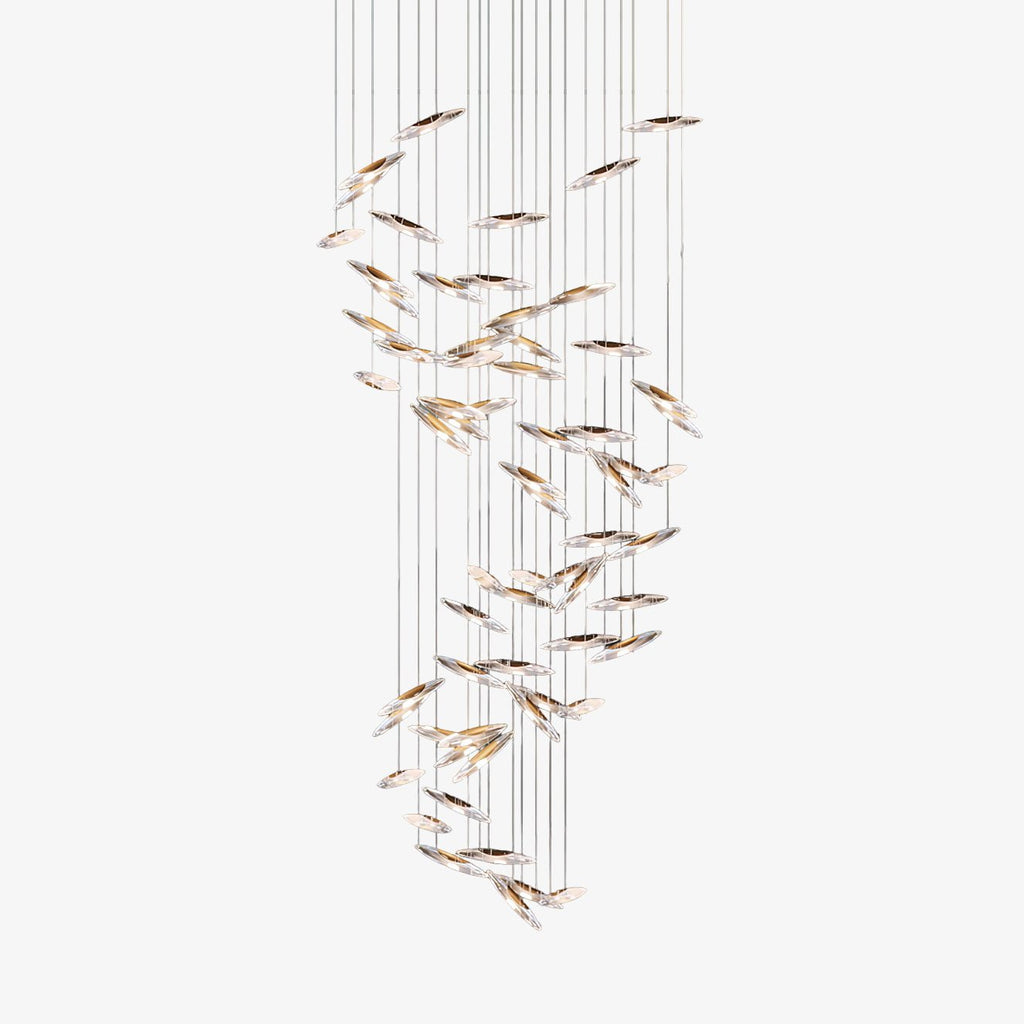 Wrenia Glass Chandelier-Moonnatur