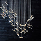 Wrenia Glass Chandelier-Moonnatur