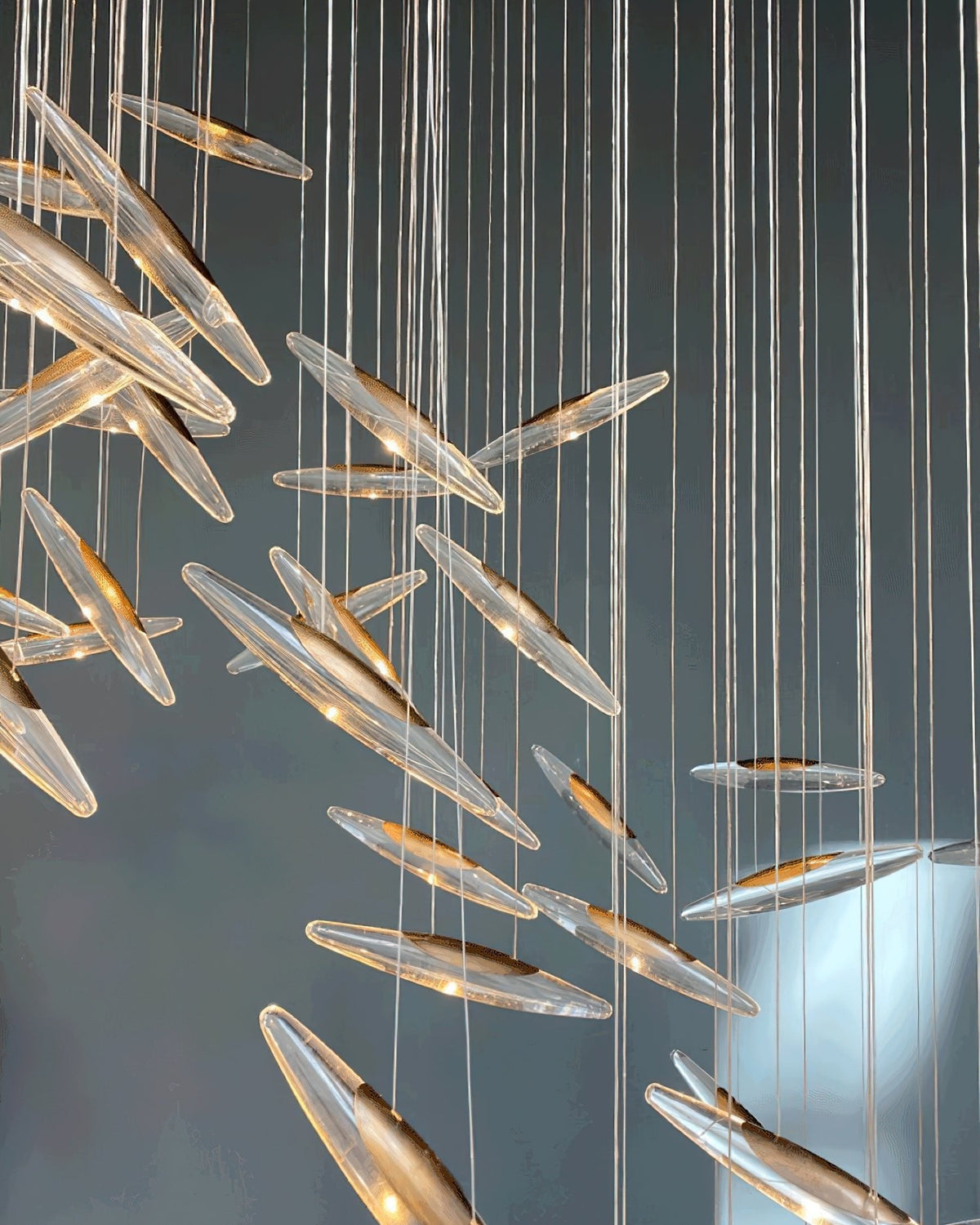 Wrenia Glass Chandelier-Moonnatur