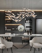 Wrenia Glass Chandelier-Moonnatur