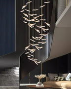 Wrenia Glass Chandelier-Moonnatur