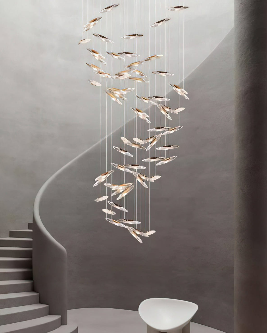 Wrenia Glass Chandelier-Moonnatur