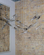 Wrenia Glass Chandelier-Moonnatur