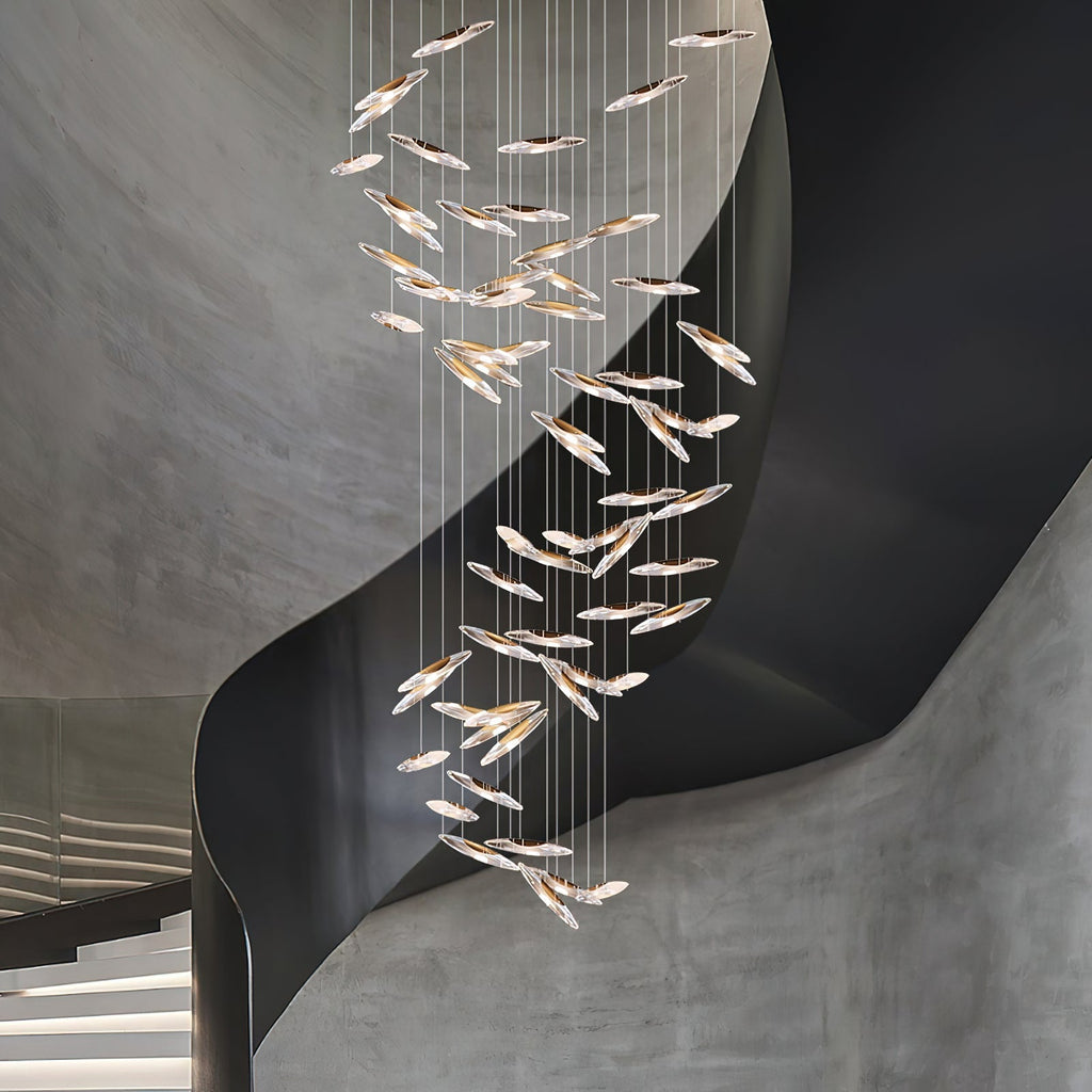 Wrenia Glass Chandelier-Moonnatur