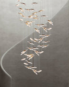 Wrenia Glass Chandelier-Moonnatur