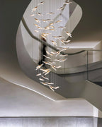 Wrenia Glass Chandelier-Moonnatur