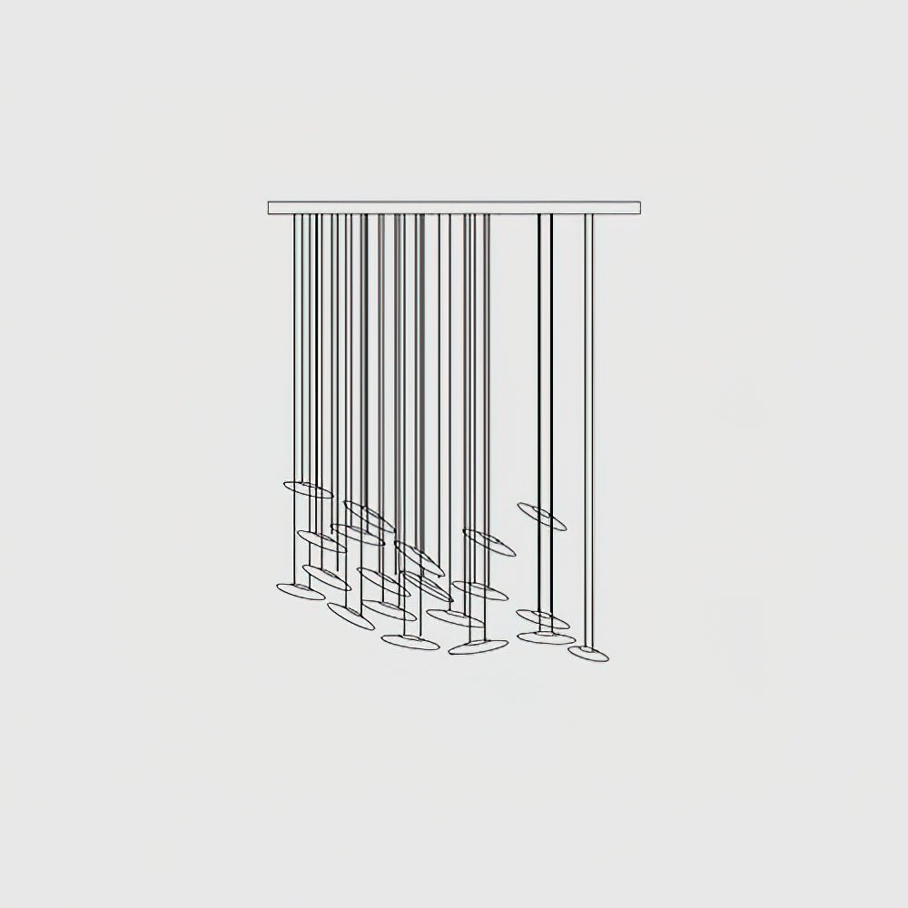 Wrenia Glass Chandelier-Moonnatur