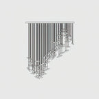 Wrenia Glass Chandelier-Moonnatur