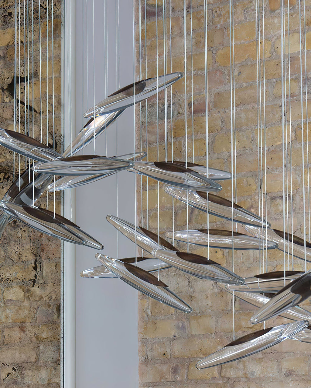Wrenia Glass Chandelier-Moonnatur