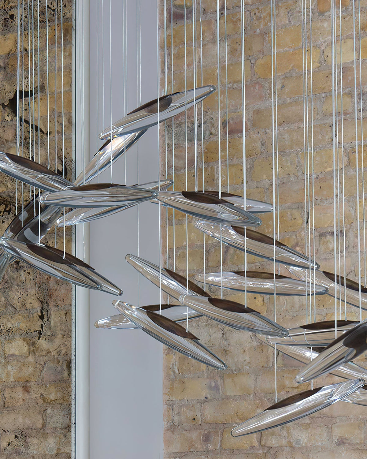 Wrenia Glass Chandelier-Moonnatur