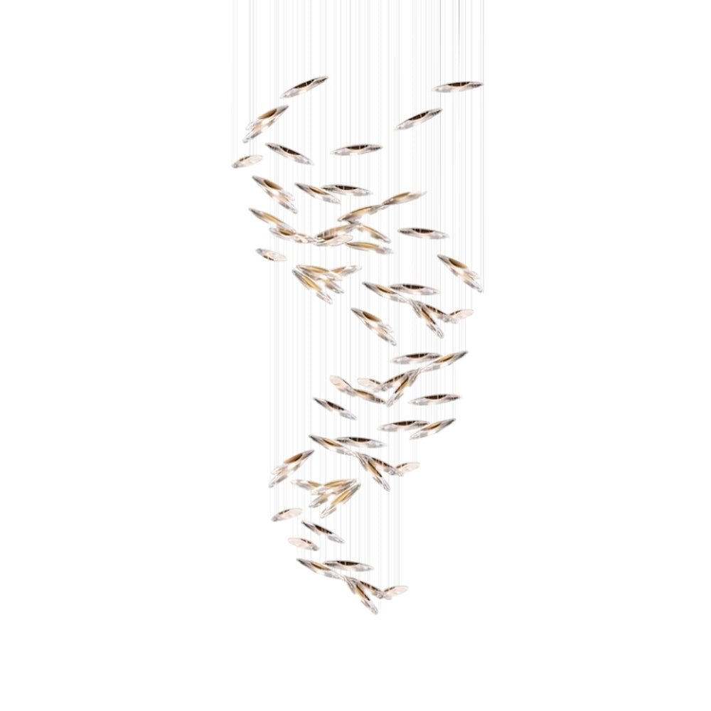 Wrenia Glass Chandelier-Moonnatur