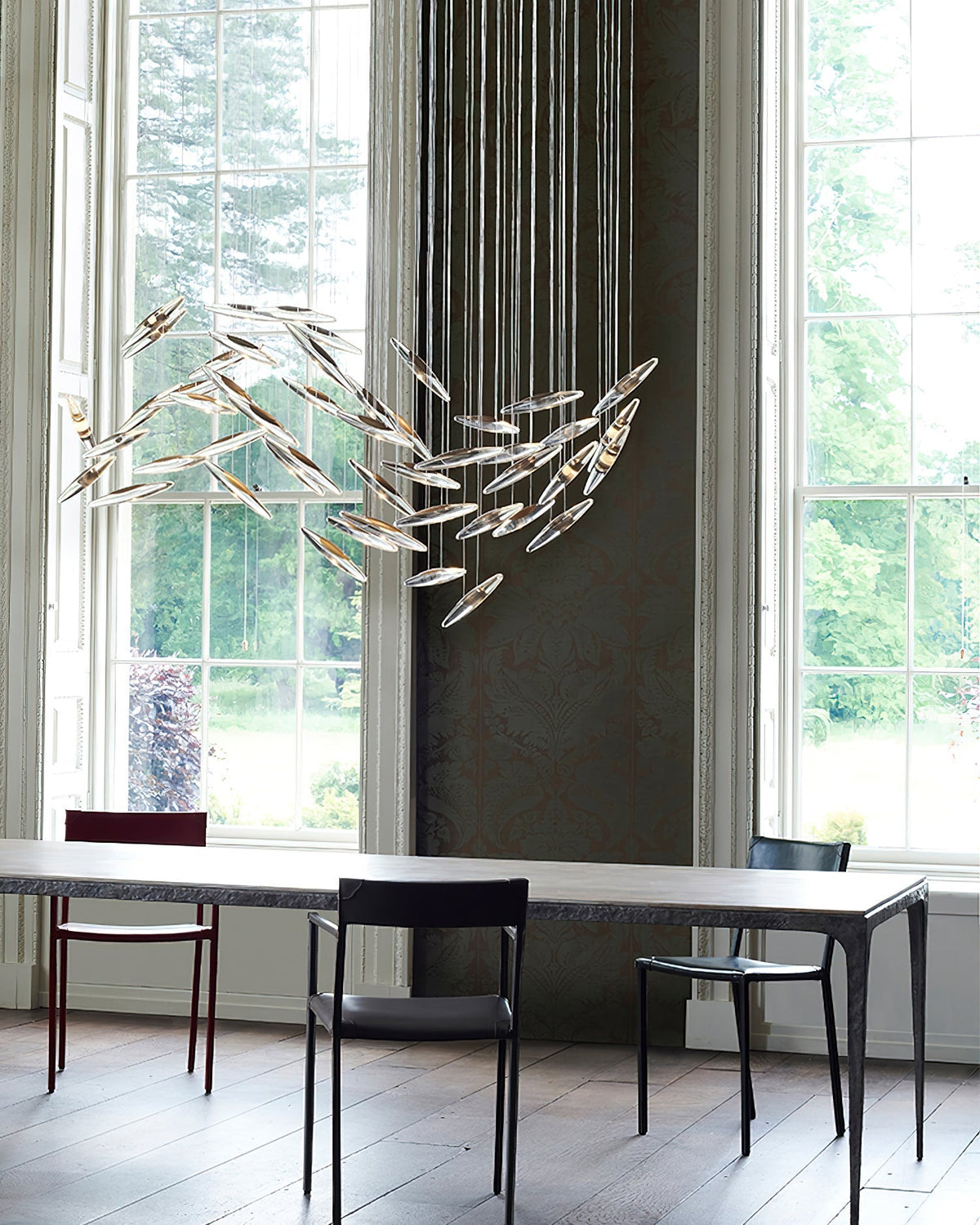 Wrenia Glass Chandelier-Moonnatur