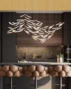 Wrenia Glass Chandelier-Moonnatur