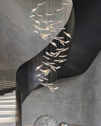 Wrenia Glass Chandelier-Moonnatur