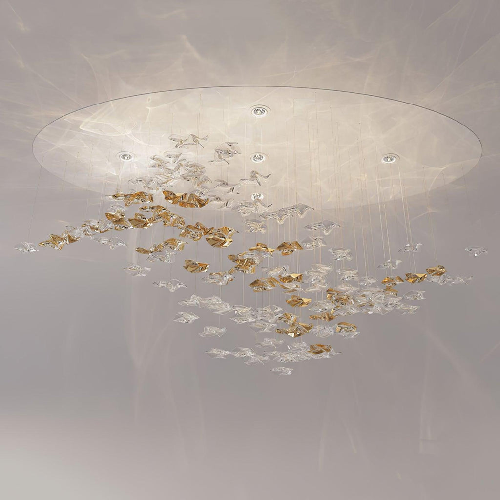 Osternia Glass Chandelier-Moonnatur
