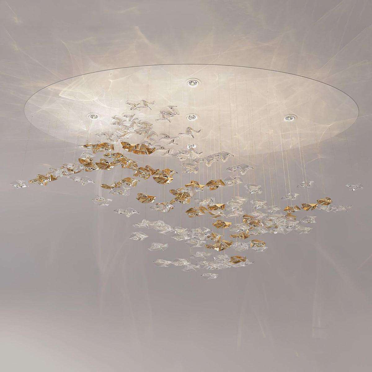 Osternia Glass Chandelier-Moonnatur