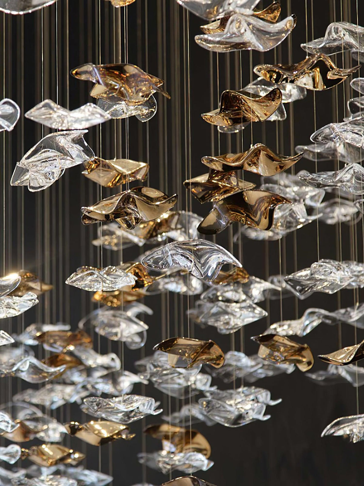 Deldenlyn Glass Chandelier-Moonnatur