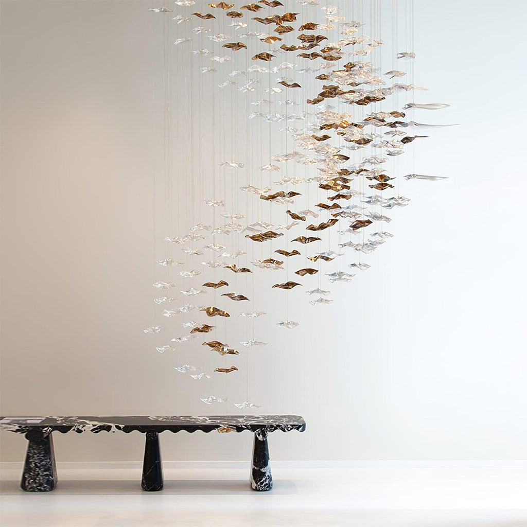Deldenlyn Glass Chandelier-Moonnatur