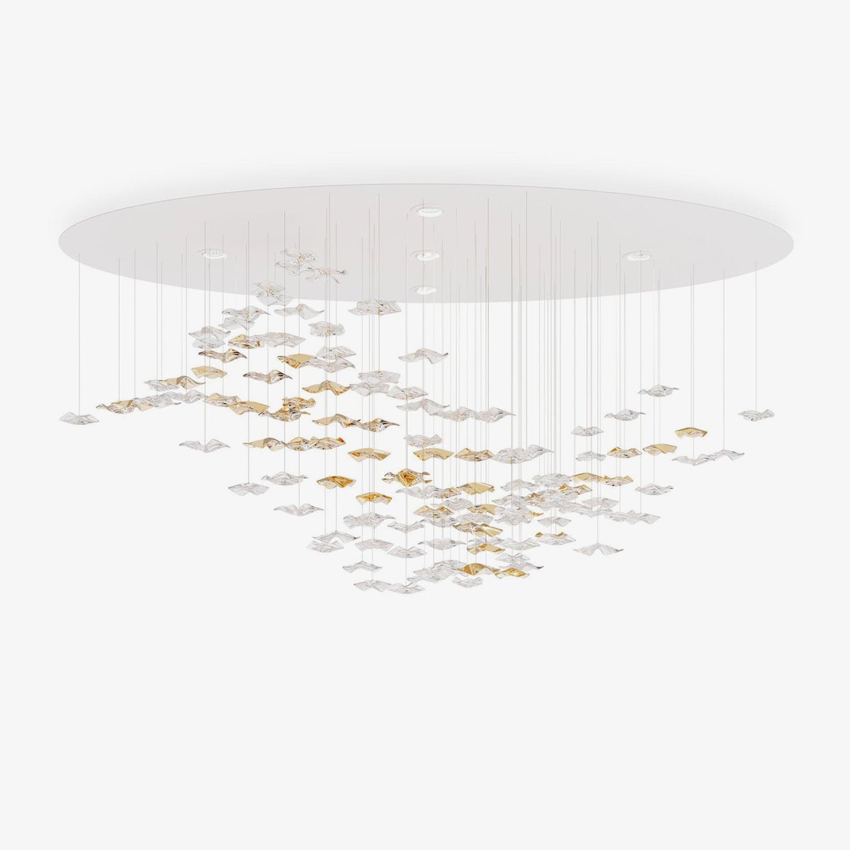 Osternia Glass Chandelier-Moonnatur