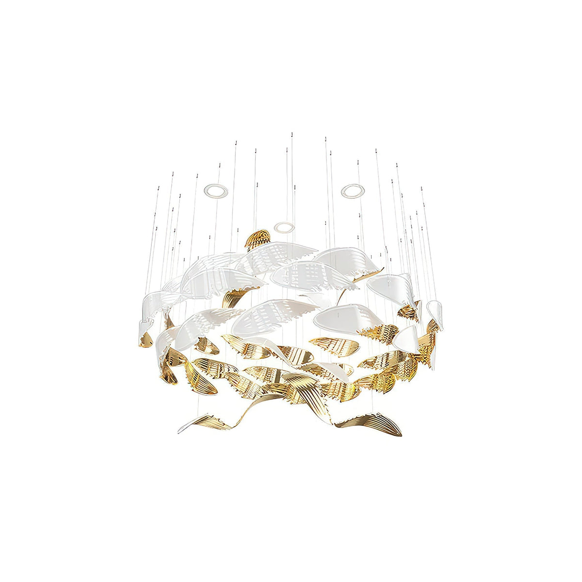Yvenelle Glass Chandelier-Moonnatur