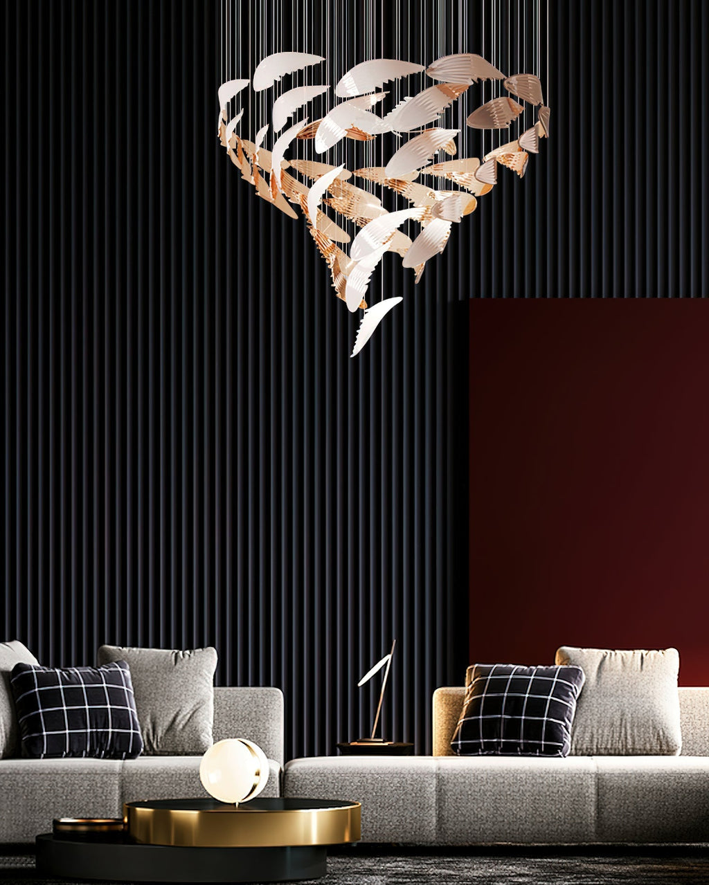 Yvenelle Glass Chandelier-Moonnatur