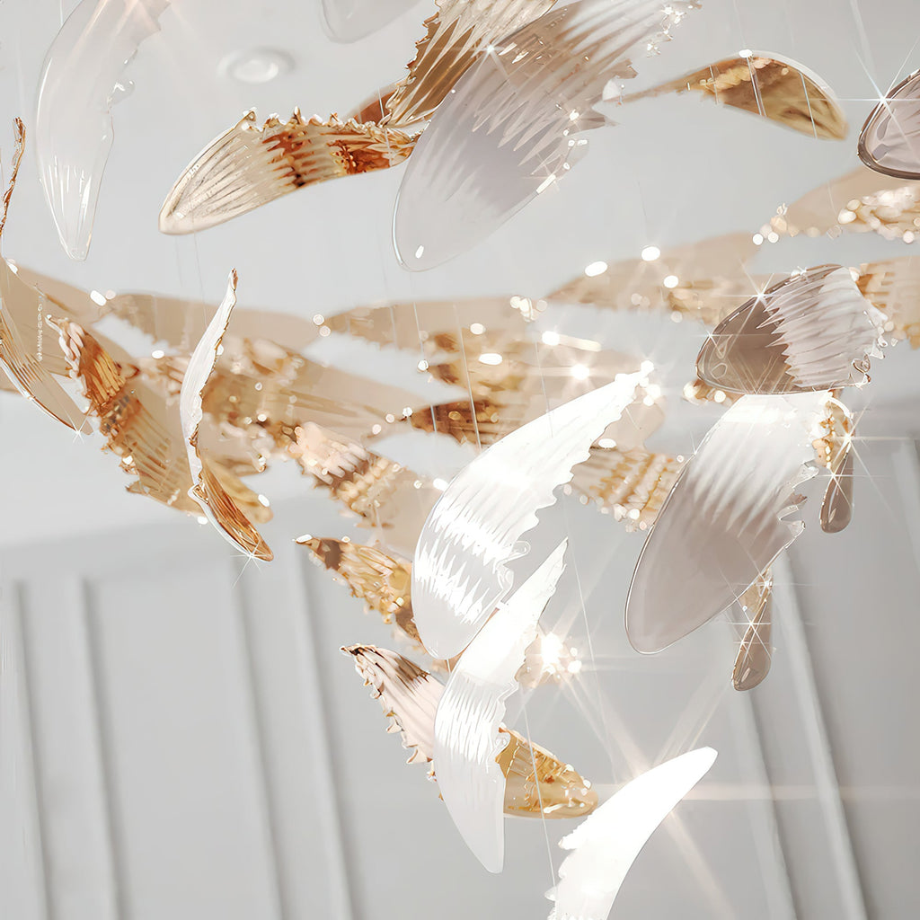 Yvenelle Glass Chandelier-Moonnatur