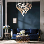 Yvenelle Glass Chandelier-Moonnatur