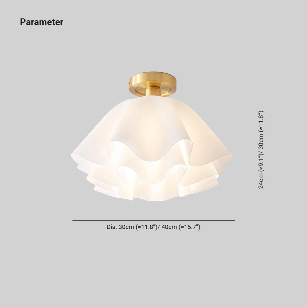 Zorrenelis Acrylic Ceiling Light-Moonnatur