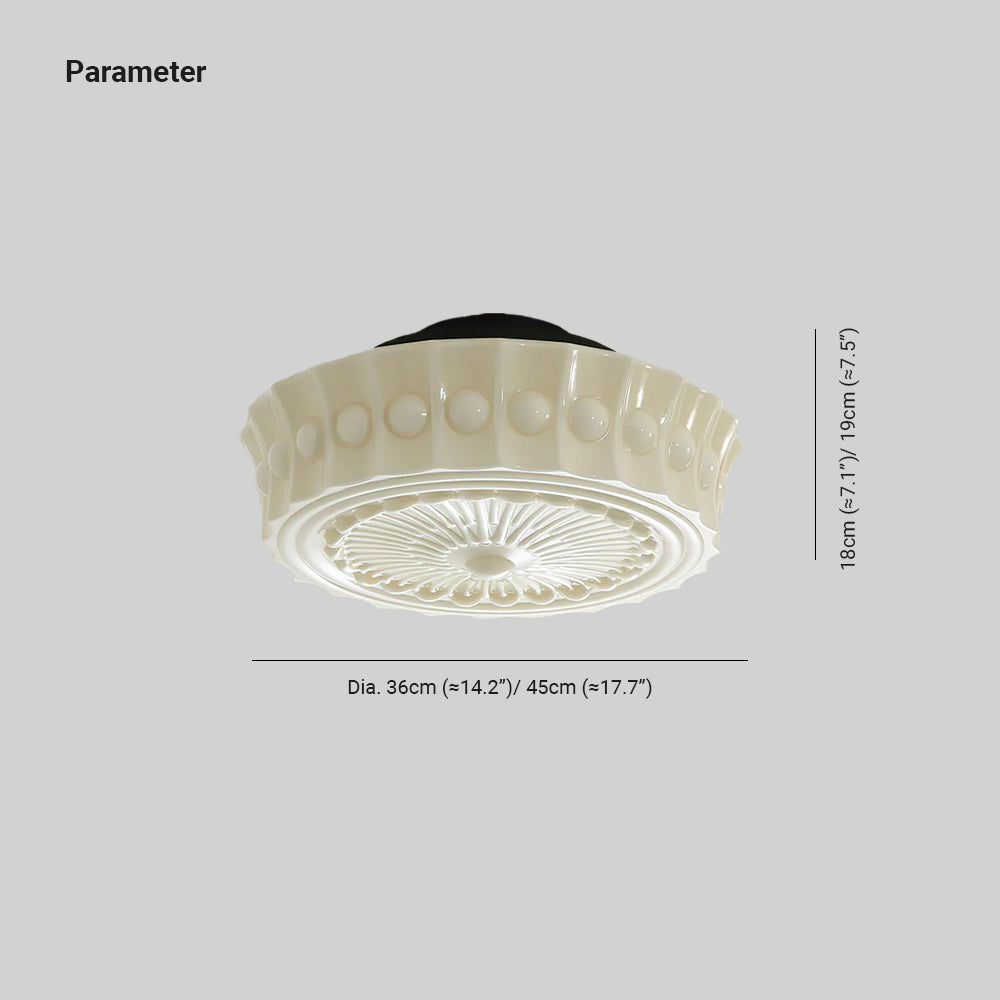 Jorrenorie Glass Ceiling Light-Moonnatur