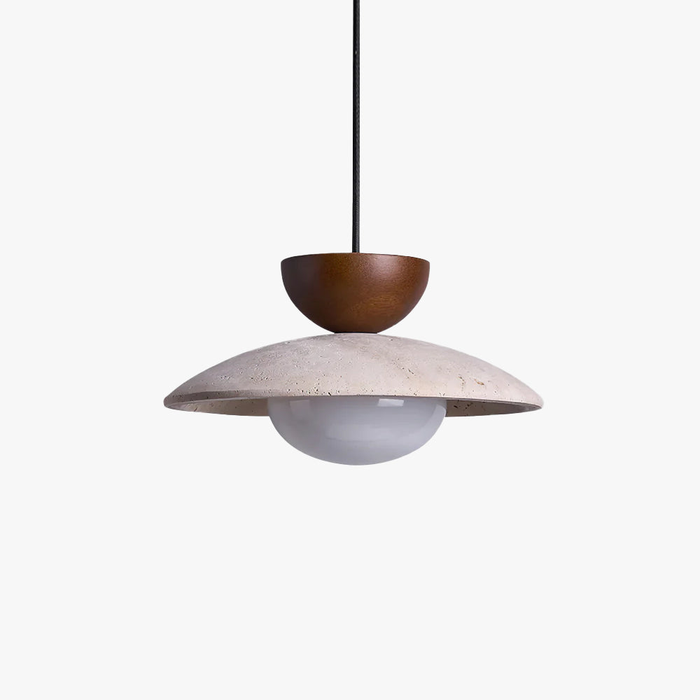 Fenrengrove Travertine Pendant Light-Moonnatur