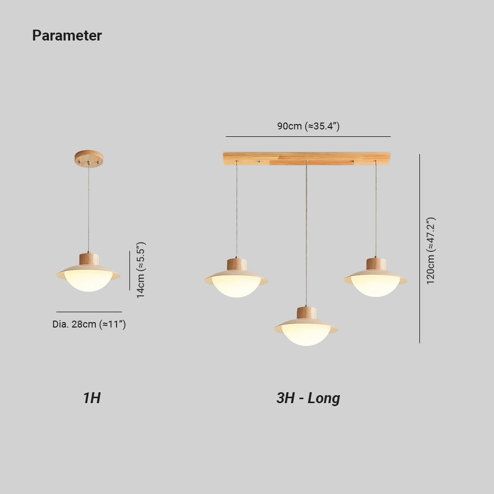 Elsenfern PE Pendant Light-Moonnatur