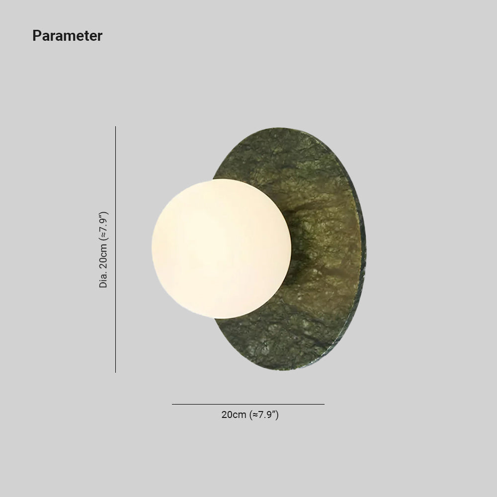 Laderenelle Glass Wall Light-Moonnatur