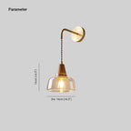 Lorrenara Glass Wall Light-Moonnatur