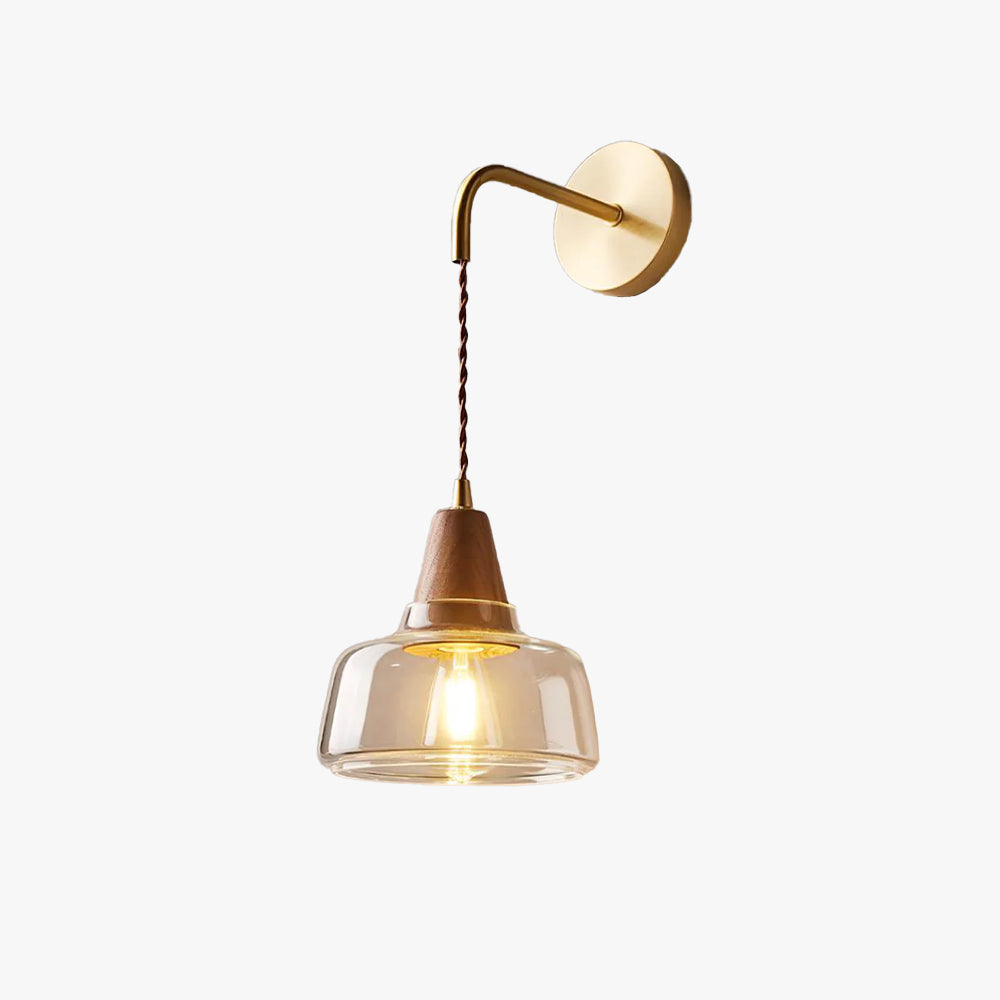 Lorrenara Glass Wall Light-Moonnatur