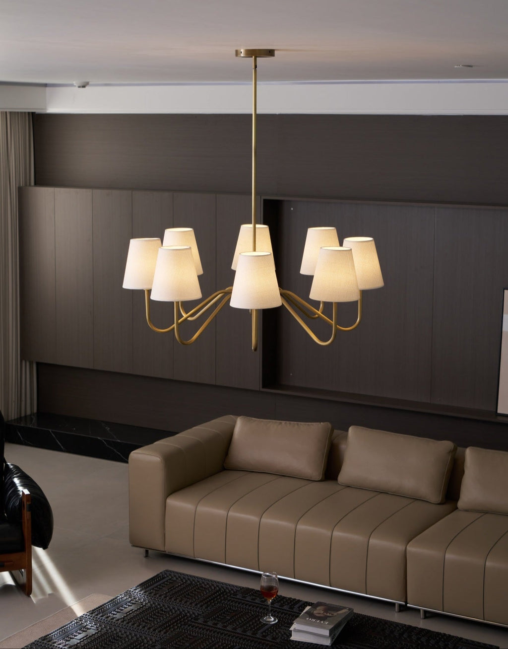 Tamora Fabric Chandelier-Moonnatur