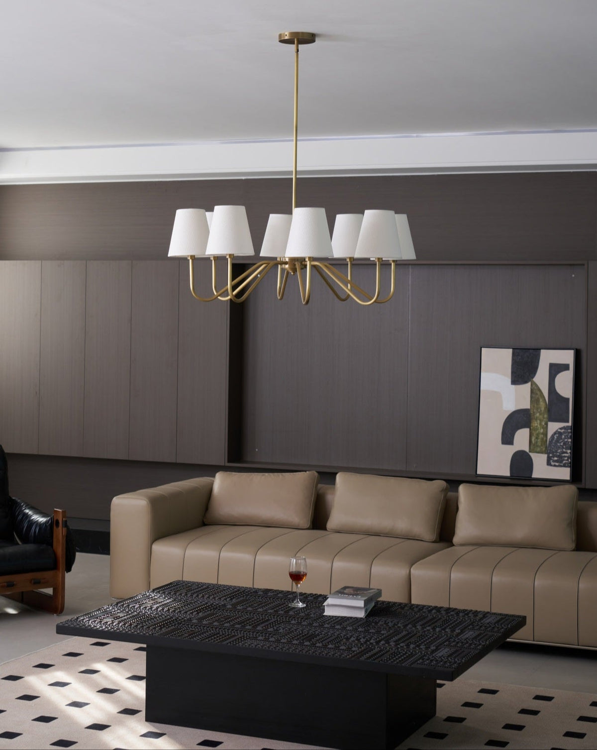 Tamora Fabric Chandelier-Moonnatur
