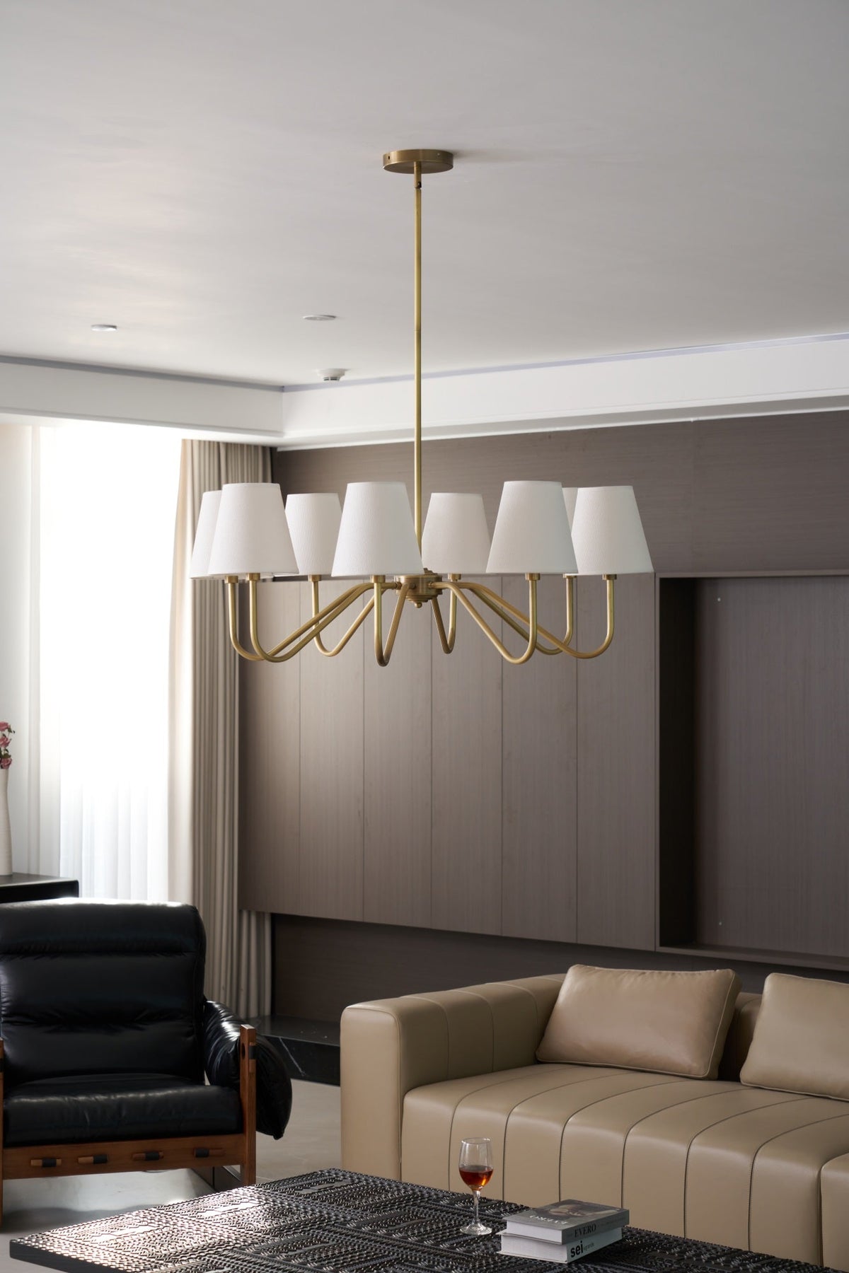 Tamora Fabric Chandelier-Moonnatur