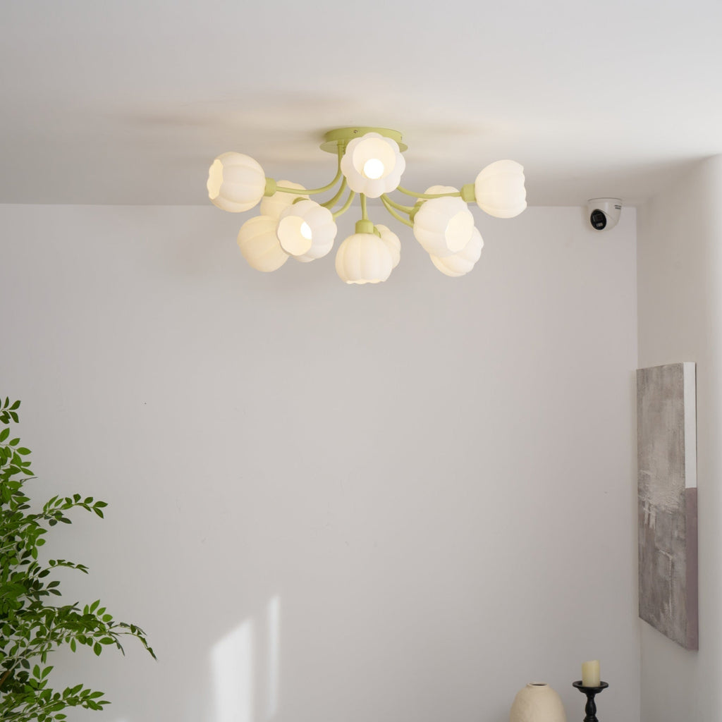 Ovelwyn Glass Ceiling Light-Moonnatur