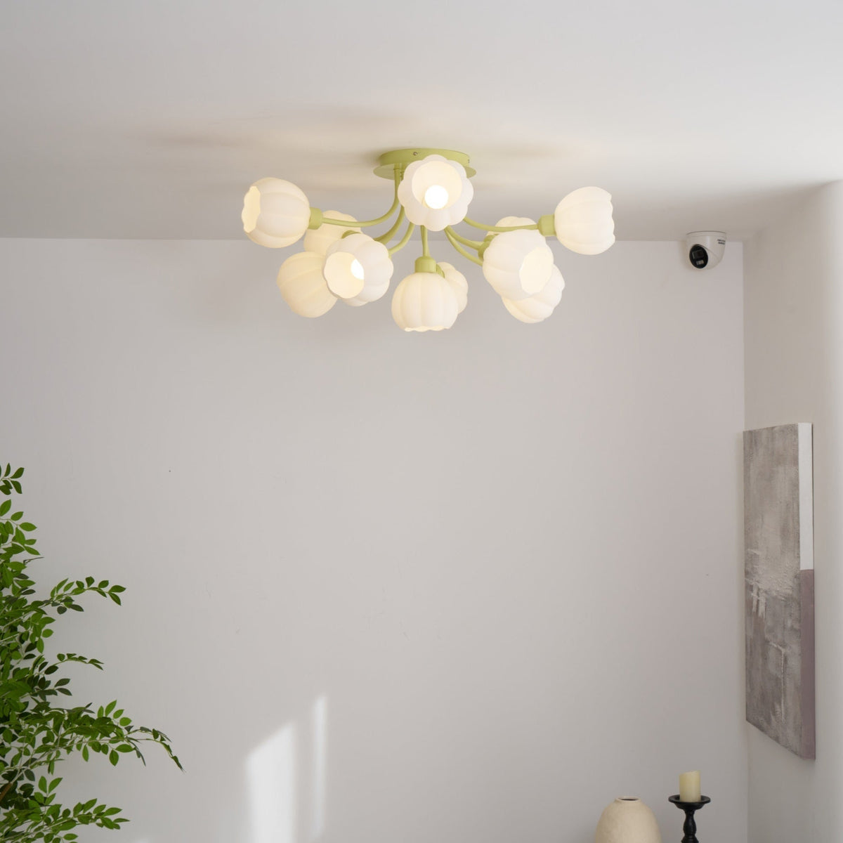 Ovelwyn Glass Ceiling Light-Moonnatur