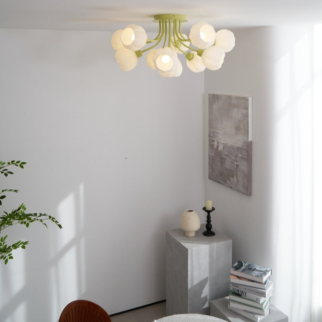 Ovelwyn Glass Ceiling Light-Moonnatur