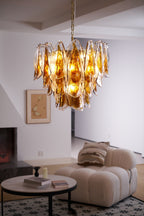 Ravensorie Glass Chandelier-Moonnatur