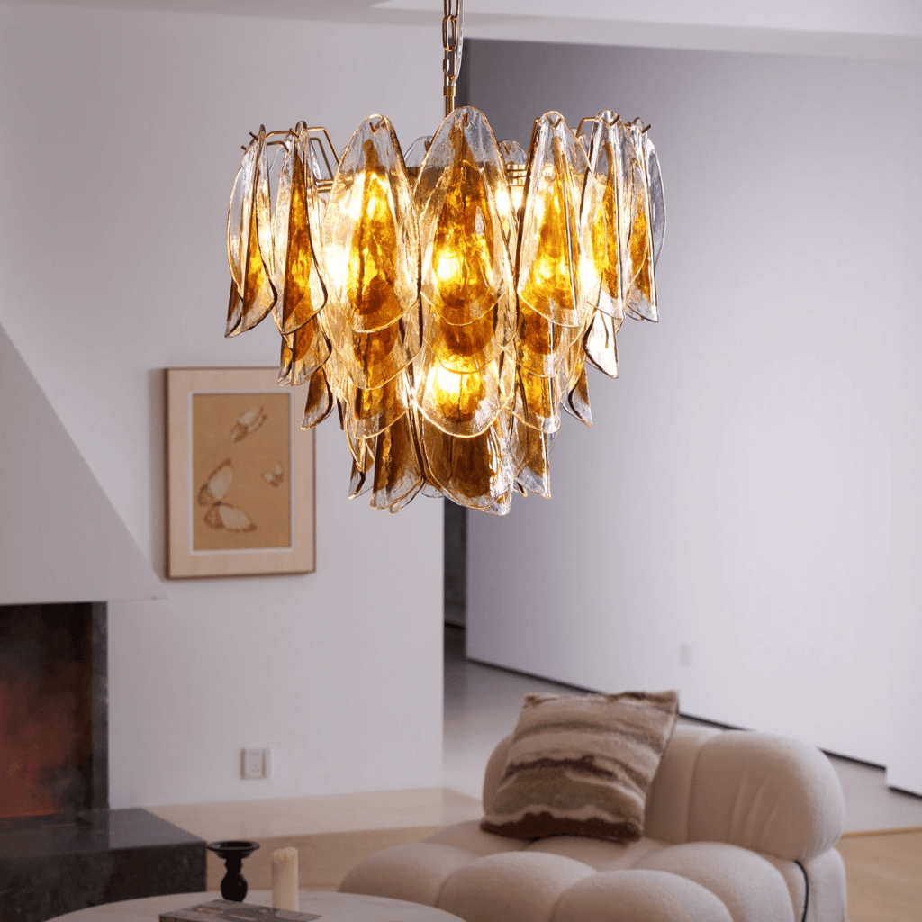 Ravensorie Glass Chandelier-Moonnatur