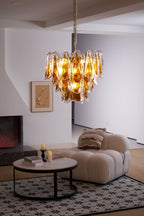 Ravensorie Glass Chandelier-Moonnatur