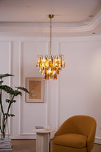 Ravensorie Glass Chandelier-Moonnatur