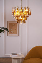 Ravensorie Glass Chandelier-Moonnatur