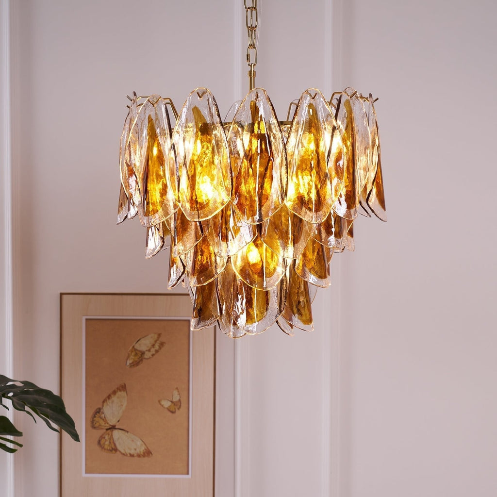 Ravensorie Glass Chandelier-Moonnatur