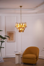 Ravensorie Glass Chandelier-Moonnatur