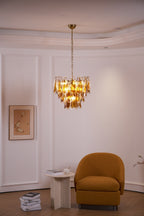 Ravensorie Glass Chandelier-Moonnatur