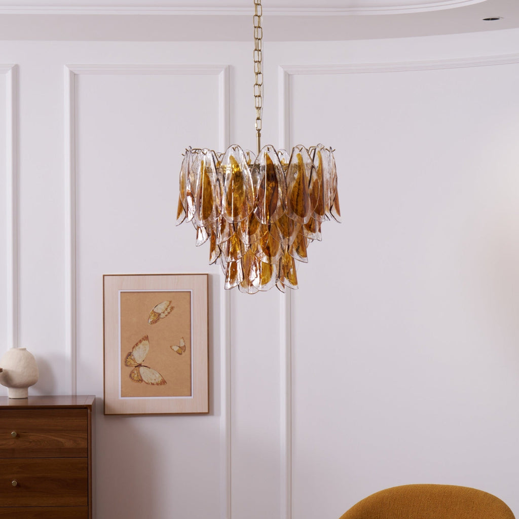 Ravensorie Glass Chandelier-Moonnatur
